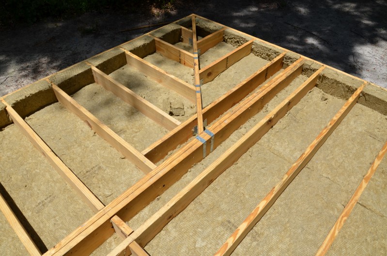 Rock Wool Insulation for Floor of High Performance Tiny House