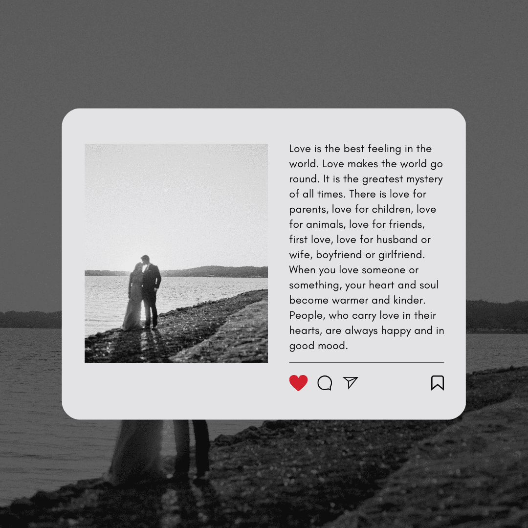 a social media post  that uses uses  sans serif font for the paragraph font