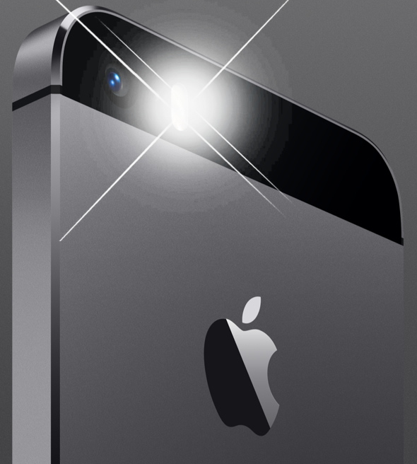 Alerting devices for deaf and hard of hearing individuals using a smartphone with a bright LED flash notification to signal alerts and incoming events
