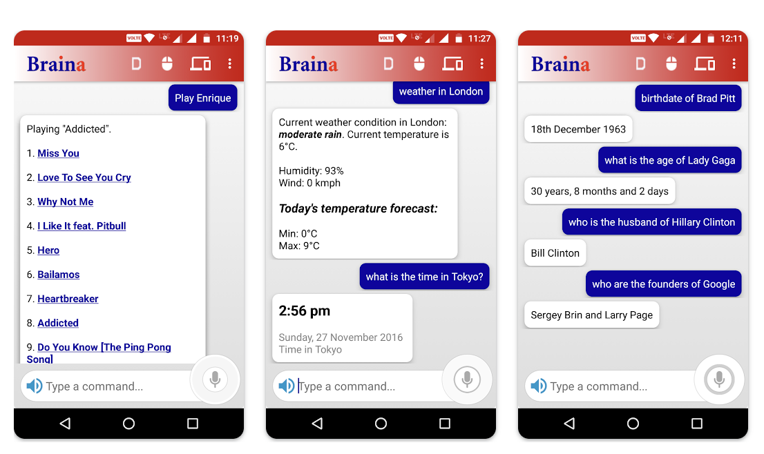Speech-to-text Android app with AI assistant answering questions and voice commands in 2026