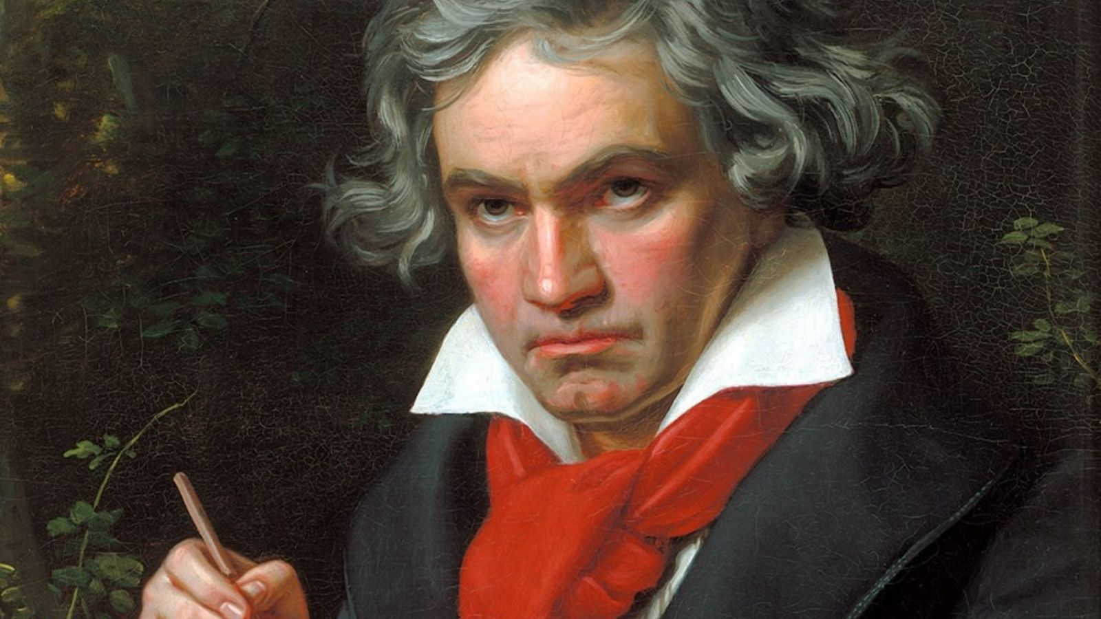 Portrait of Ludwig van Beethoven, legendary composer who experienced hearing loss and became one of the most famous deaf musicians in history