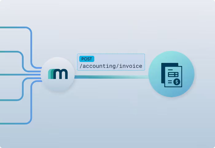 Create invoices in your customers' accounting systems based on your data.