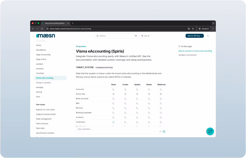 Visma eAccounting Documentation