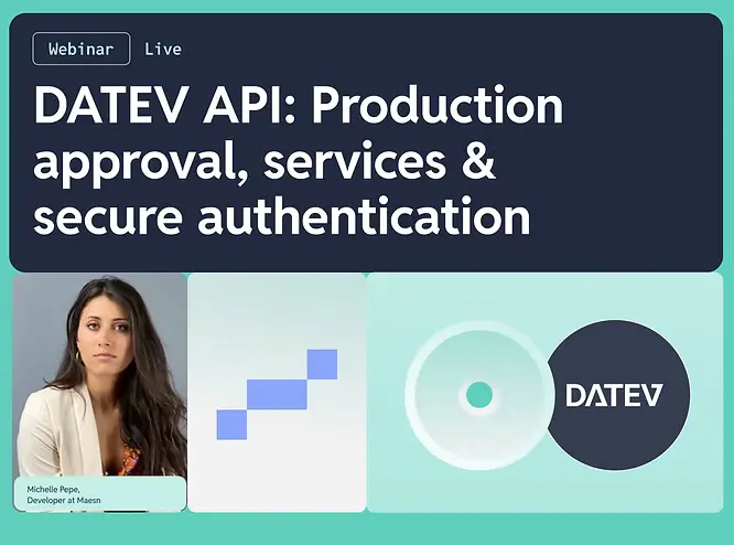 DATEV API: Production approval, services & secure authentication