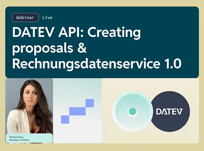 DATEV Rechnungsdatenservice 1.0: Booking Proposals API Demo