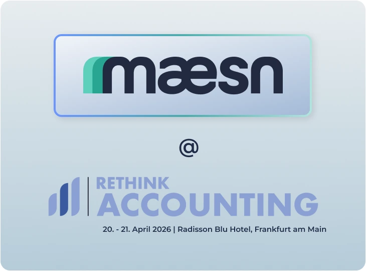 Maesn is exhibiting at Rethink! Accounting 2026