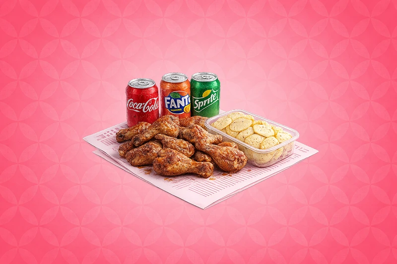 Inspiration plateau de poulet rôti à partager avec boissons