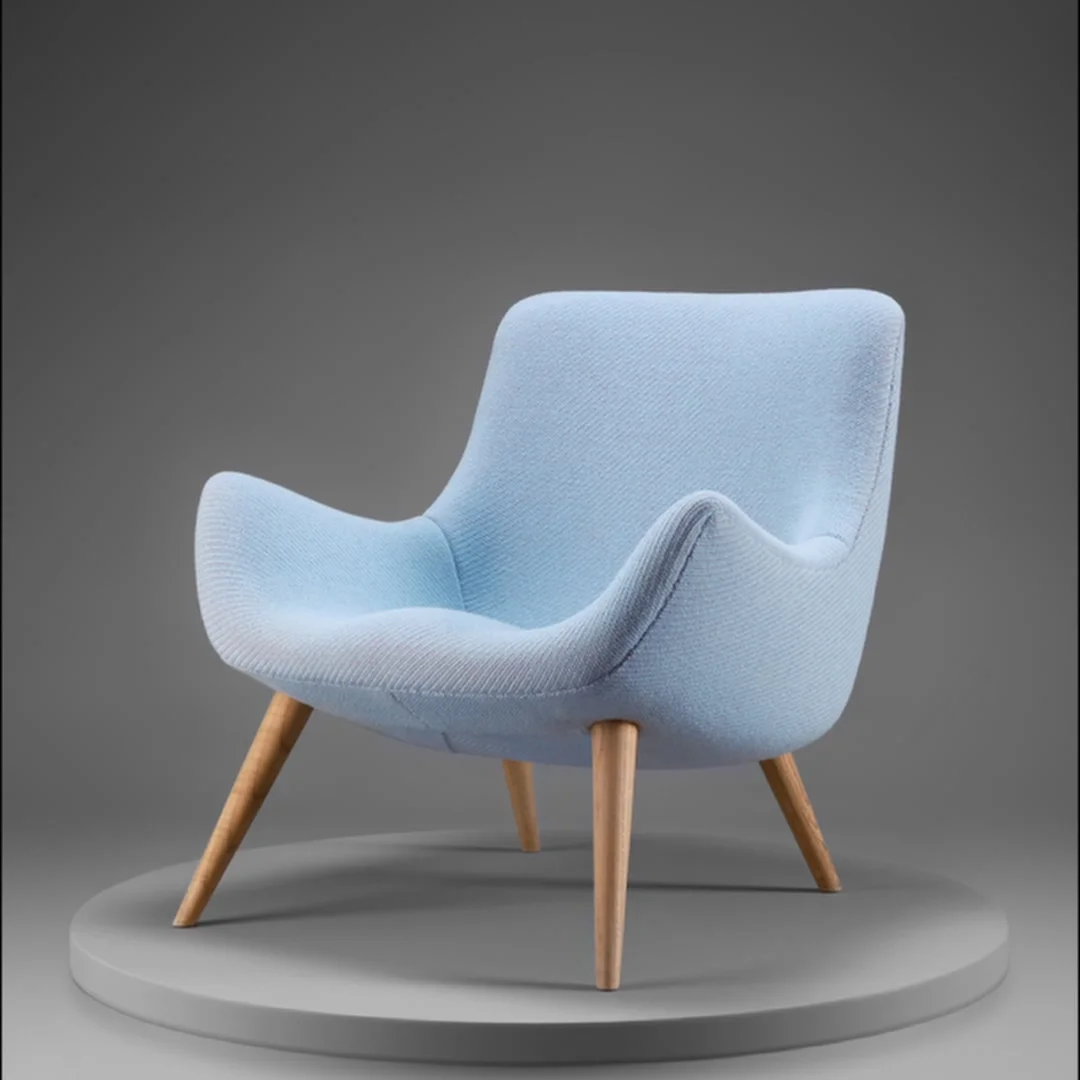 Organischer Lounge Chair — 1960er Neuinterpretation