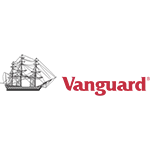 Vanguard logo with black stylized V icon and red text.