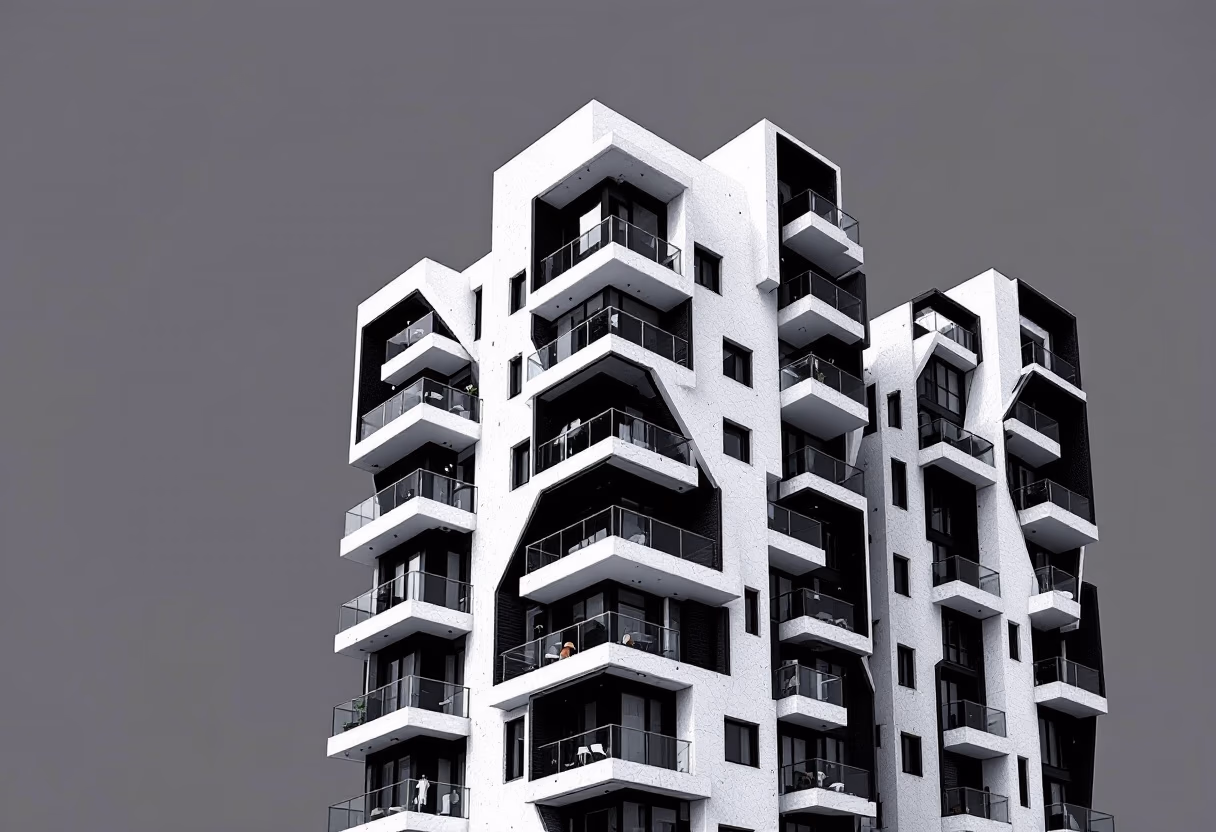 image of finished apartment building