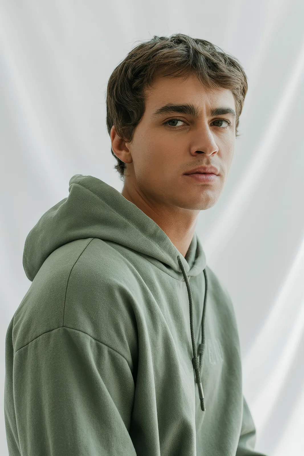 man with light background