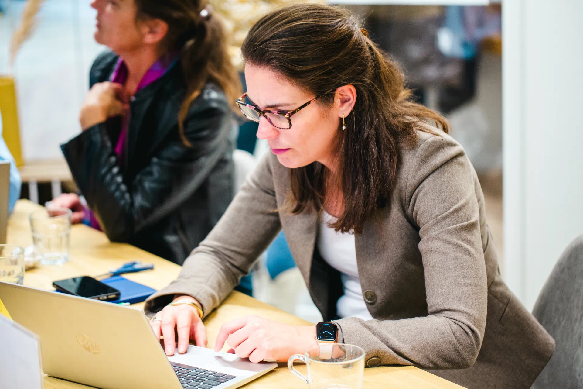 image of brainstorming session (for a productivity tools business)