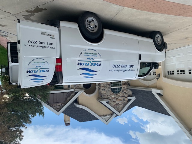 Pure Flow Clean van at a local home