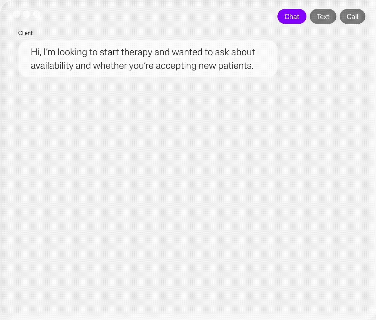 Sarah runs admissions end to end. She responds to every inquiry 24/7, verifies insurance, and matches and schedules patients.