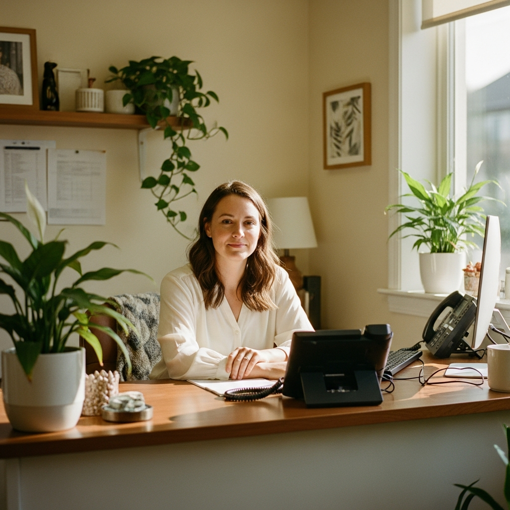 Behavioral health front-desk coordinator using mdhub's AI refill line