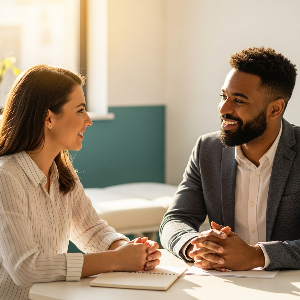 Practice manager and billing specialist reviewing claims before submission in a behavioral health clinic