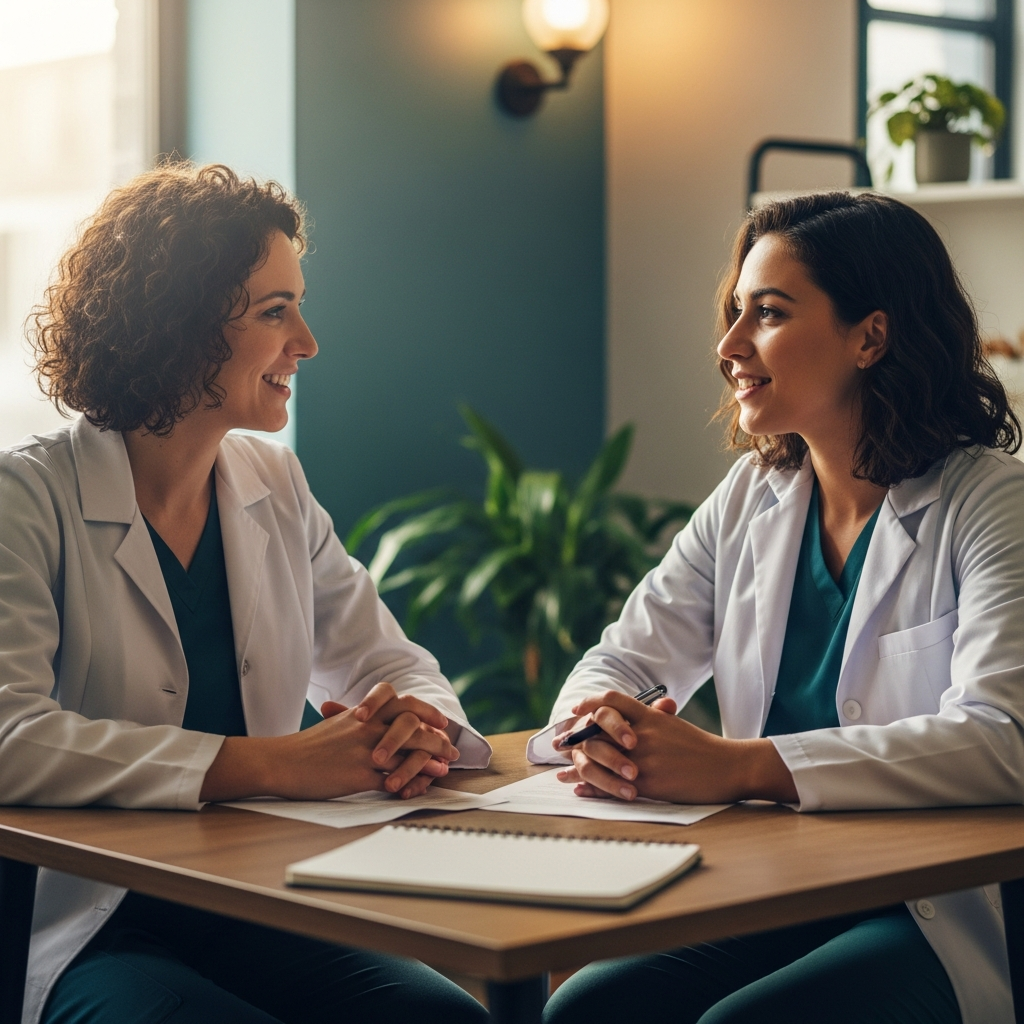 Behavioral health clinicians reviewing session notes and 90837 CPT code documentation