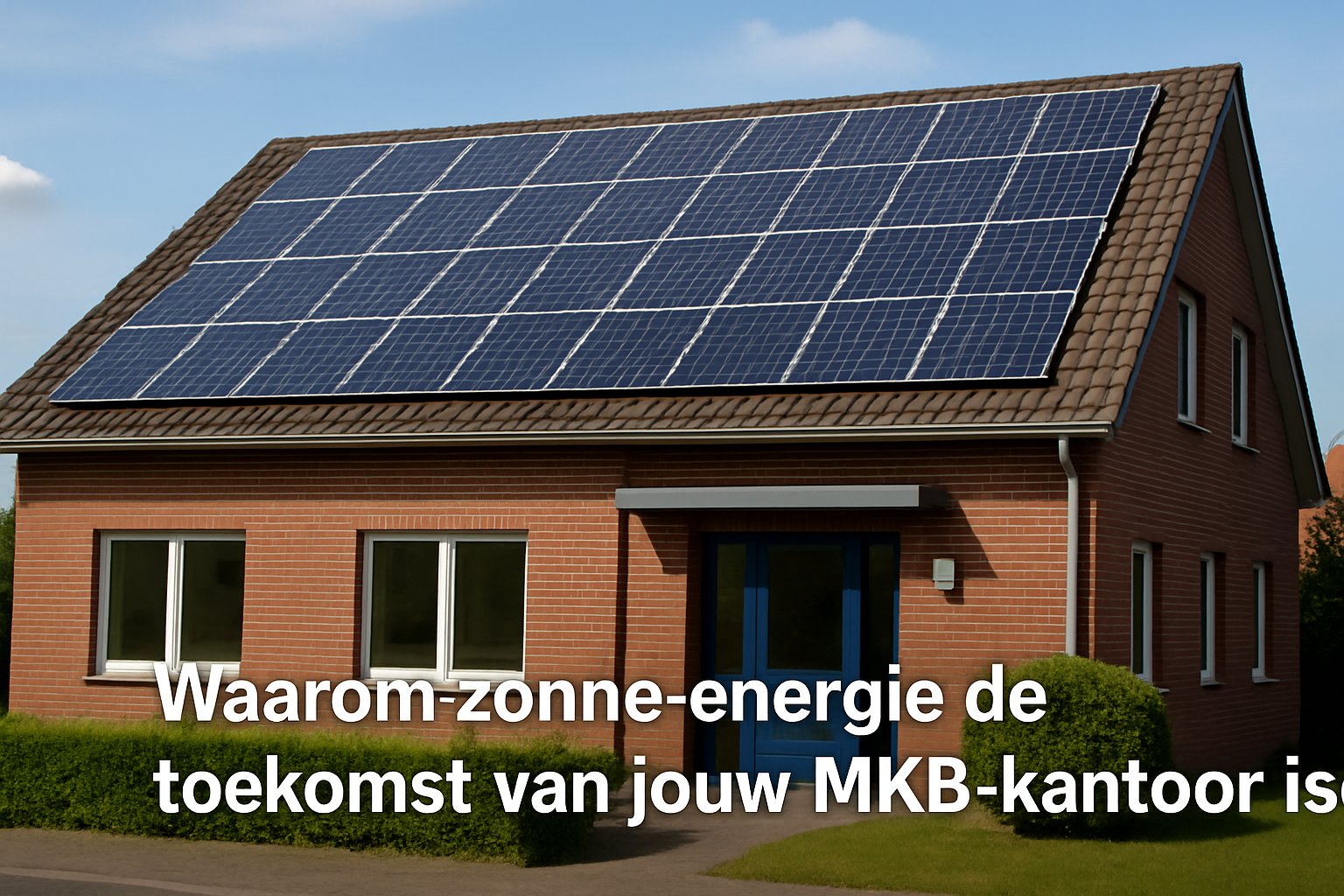 De Kracht van Zonne-energie voor MKB: Verlaag je Energiekosten en Verduurzam je Bedrijf
