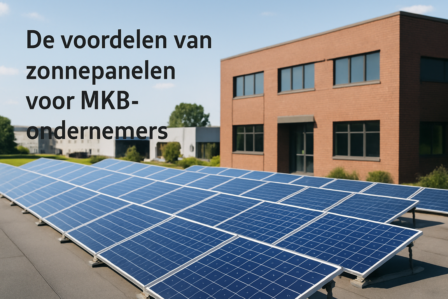 De Voordelen van Zonnepanelen voor MKB Ondernemers