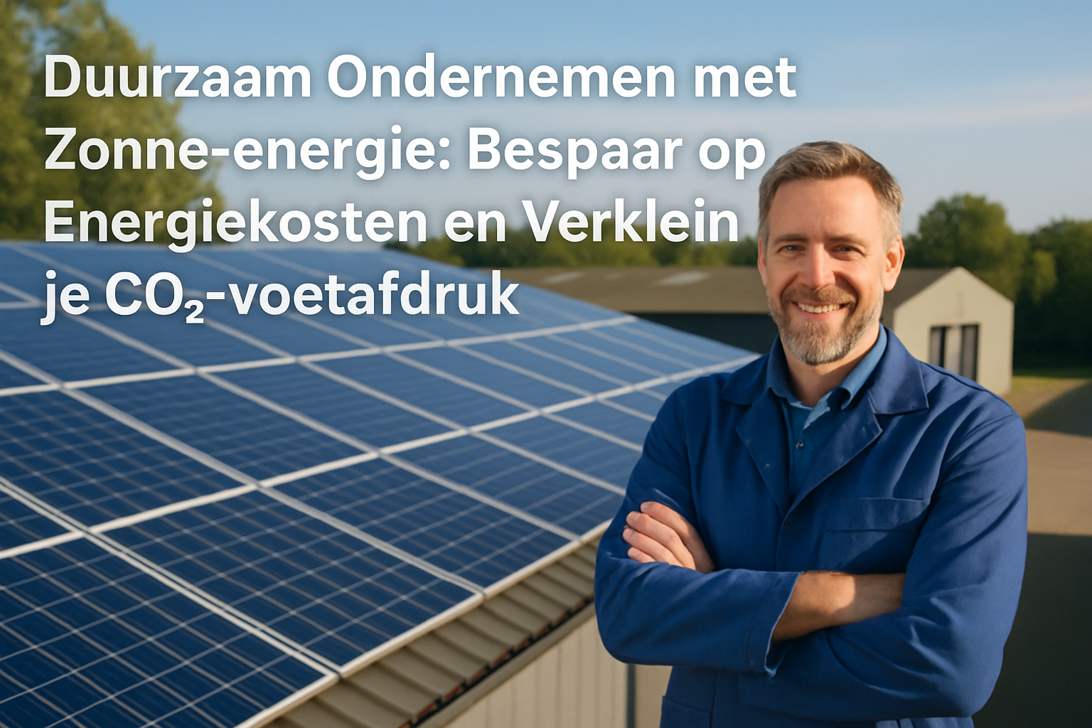 Duurzaam Ondernemen met Zonne-energie: Bespaar op Energiekosten en Verklein je CO₂-voetafdruk