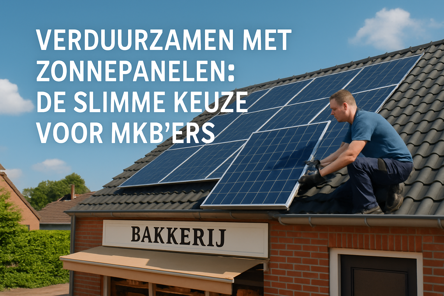 Verduurzamen met Zonnepanelen: de Slimme Keuze voor MKB'ers