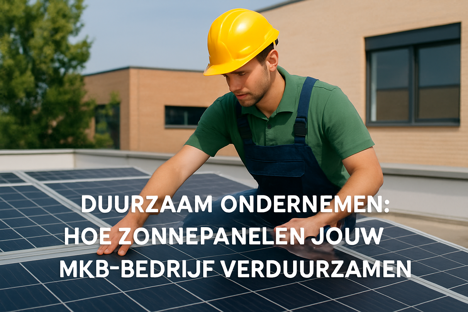 Duurzaam Ondernemen: Hoe Zonnepanelen Jouw MKB Bedrijf Verduurzamen