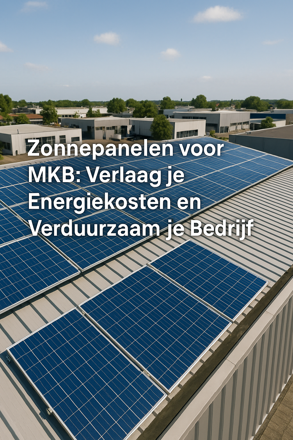 Zonnepanelen voor MKB: Verlaag je Energiekosten en Verduurzaam je Bedrijf