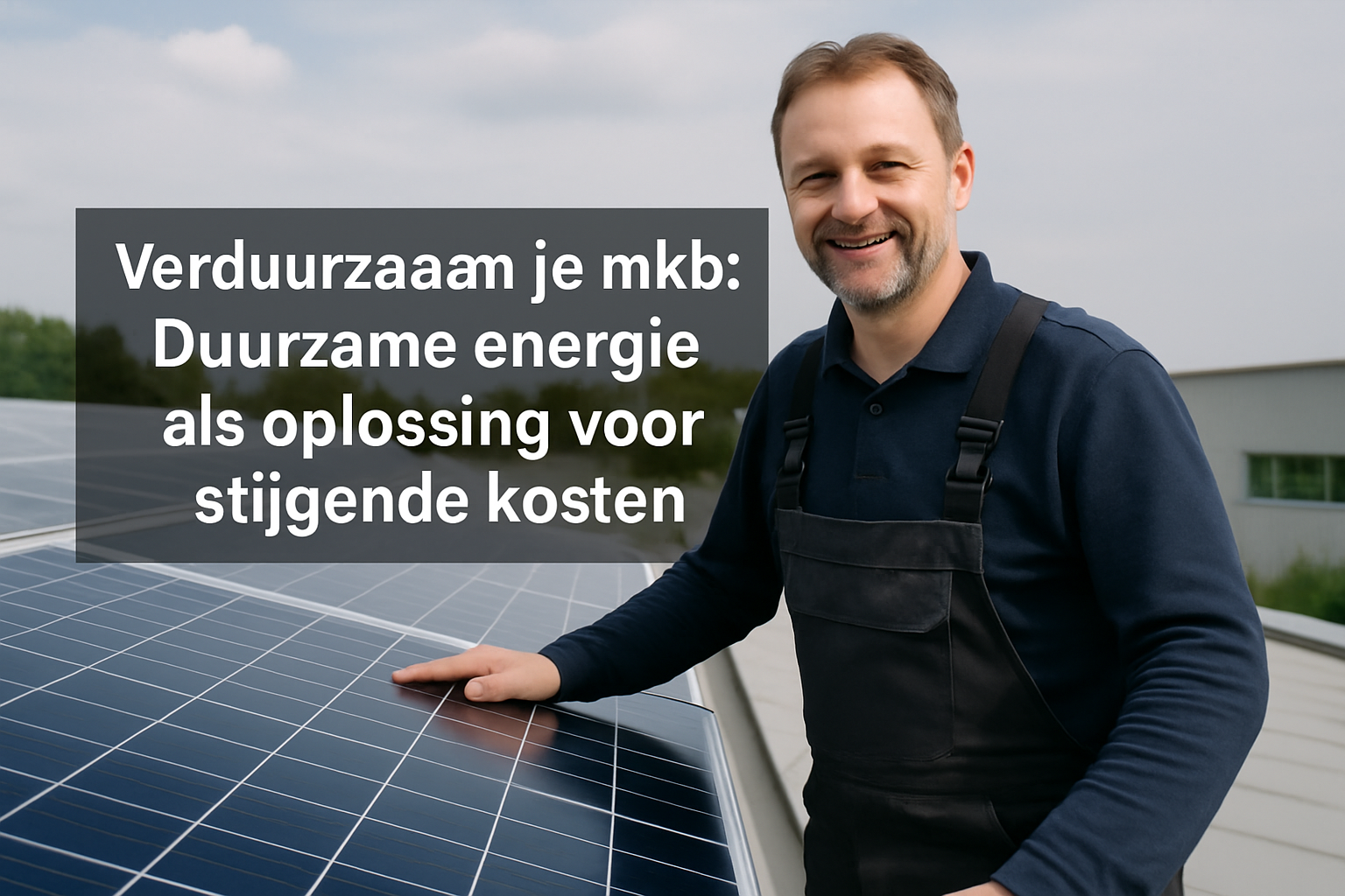 Verduurzaam je mkb: Duurzame energie als oplossing voor stijgende kosten