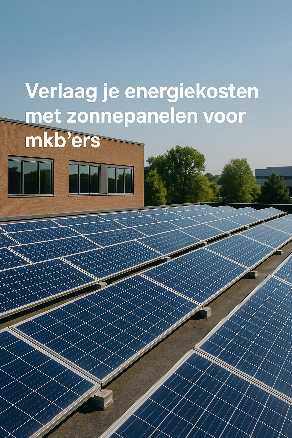 Verlaag je energiekosten met zonnepanelen voor mkb'ers
