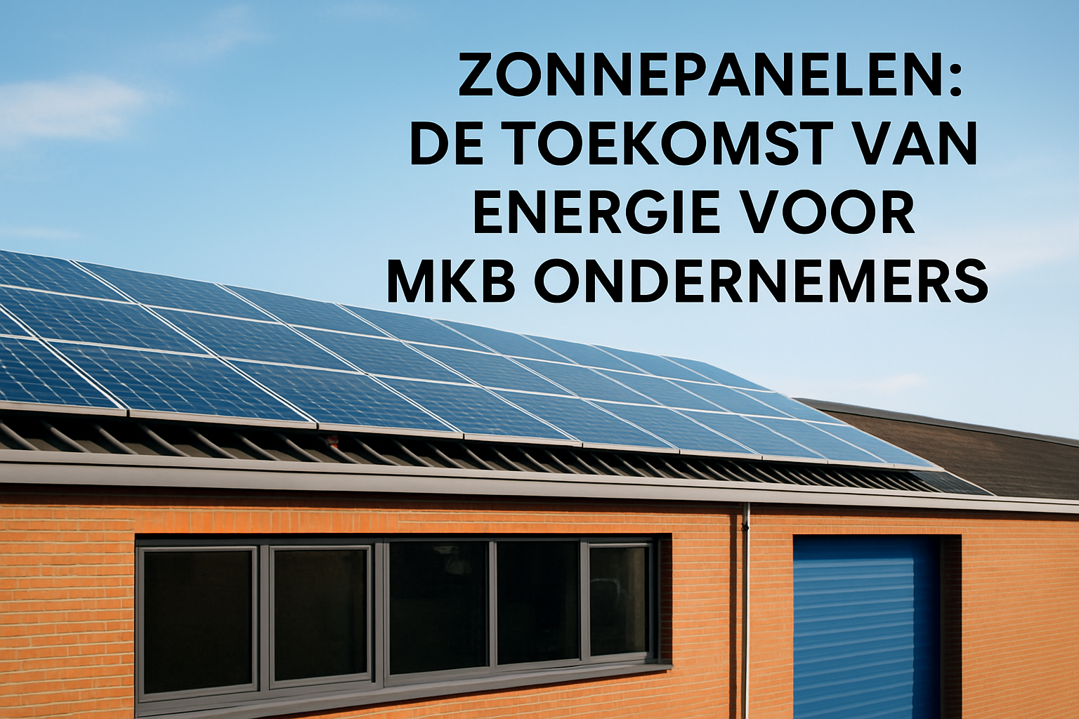 De Voordelen van Zonnepanelen voor MKB-ondernemers