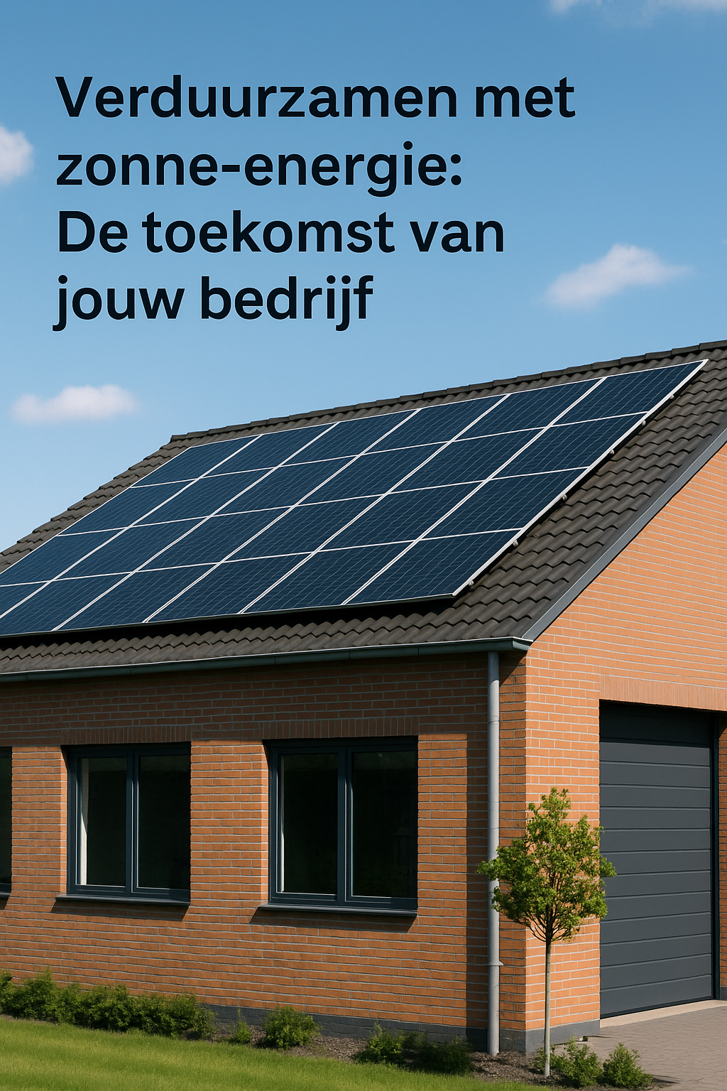Verduurzamen met Zonne-energie: De Toekomst van Jouw Bedrijf
