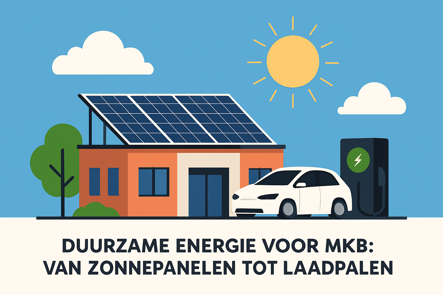 Duurzame Energie voor MKB: Van Zonnepanelen tot Laadpalen