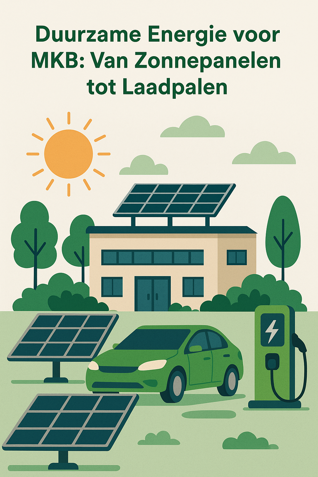 Duurzame Energie voor MKB: Van Zonnepanelen tot Laadpalen