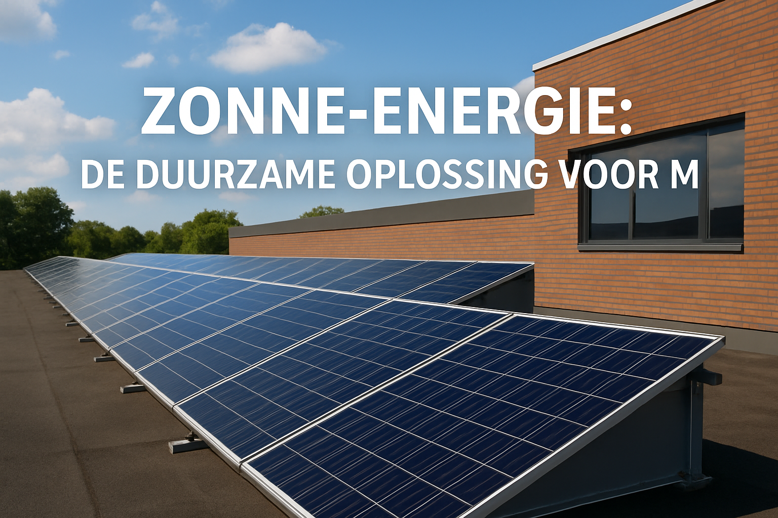De Kracht van Zonne-energie voor MKB Bedrijven