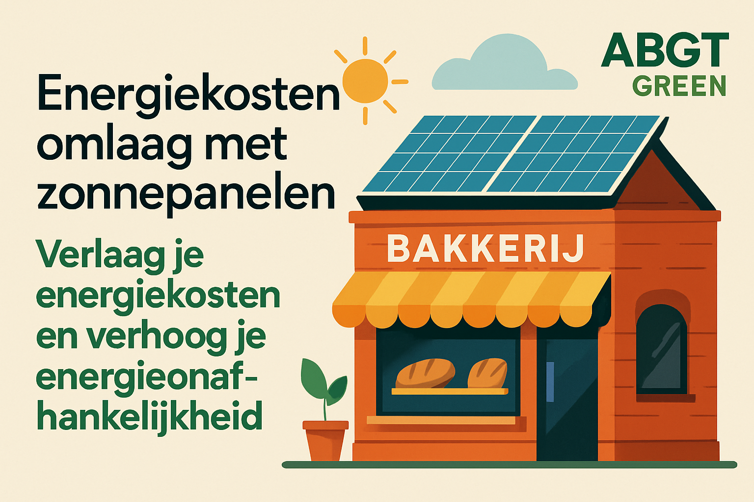 Energiekosten omlaag met zonnepanelen: Duurzaam ondernemen met ABGT Green