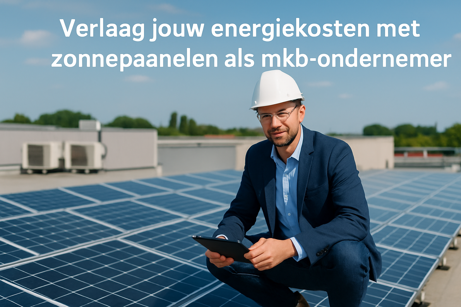 Verlaag jouw energiekosten met zonnepanelen als mkb-ondernemer