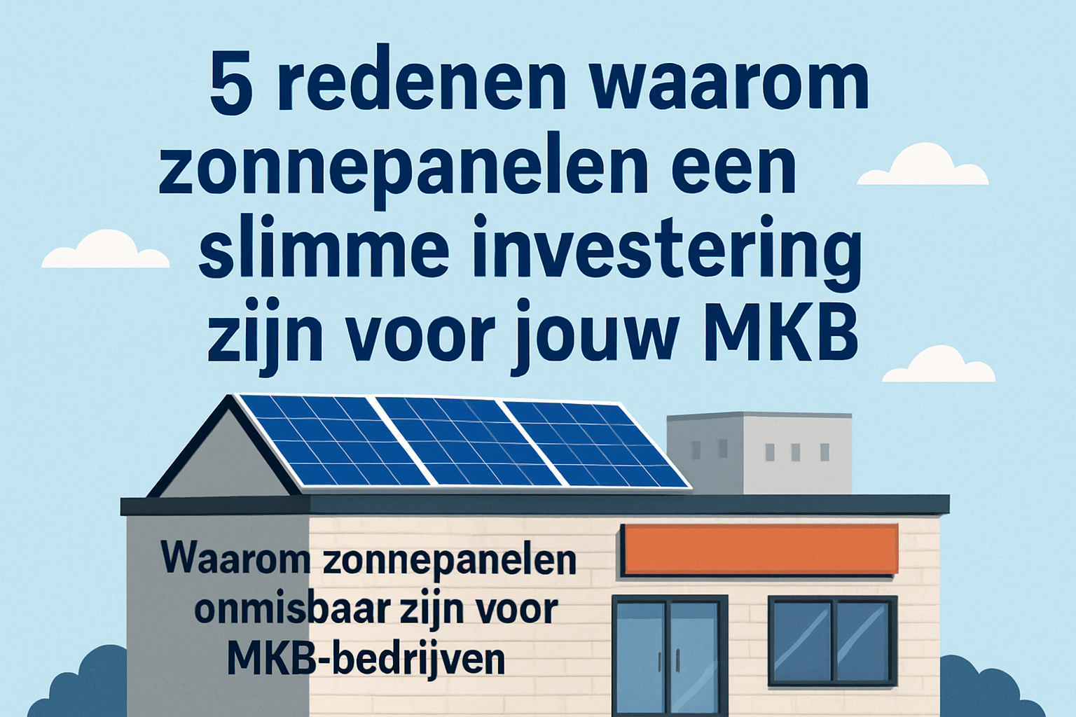 5 Redenen Waarom Zonnepanelen Een Slimme Investering Zijn Voor Jouw MKB