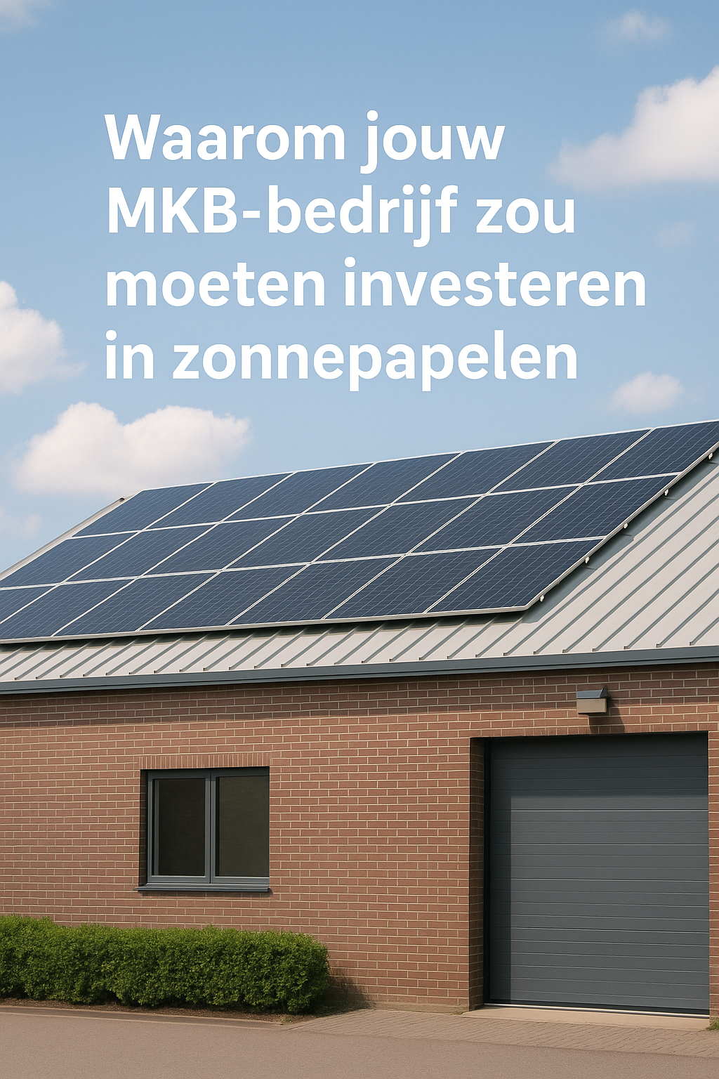 Waarom jouw MKB-bedrijf zou moeten investeren in zonnepanelen