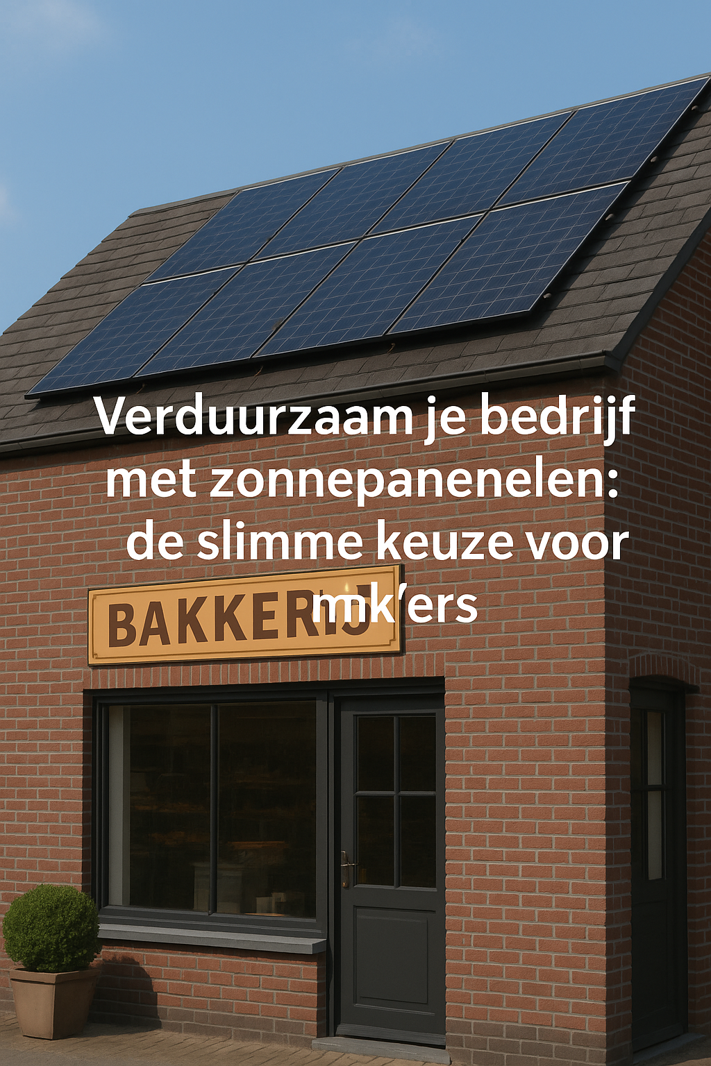 Verduurzaam je bedrijf met zonnepanelen: de slimme keuze voor mkb'ers