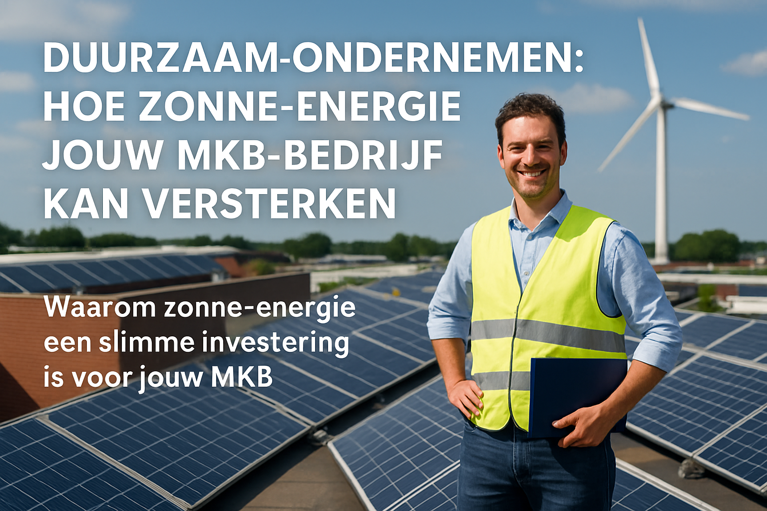 Duurzaam Ondernemen: Hoe Zonne-energie Jouw MKB- bedrijf kan Versterken