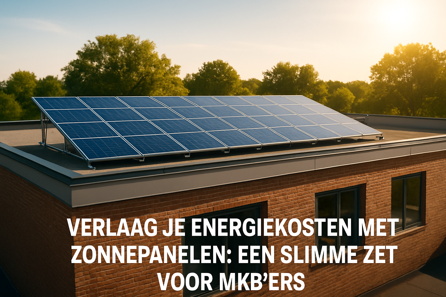Verlaag je energiekosten met zonnepanelen: Een slimme zet voor MKB'ers