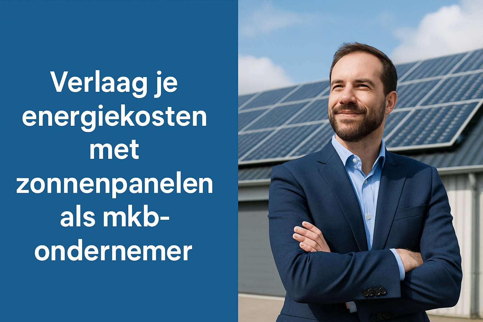 Verlaag je energiekosten met zonnepanelen als mkb-ondernemer