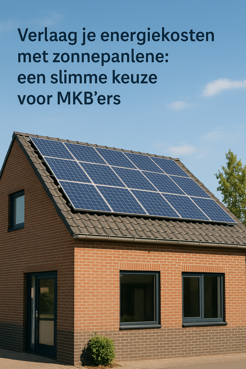 Verlaag je energiekosten met zonnepanelen: een slimme keuze voor MKB'ers