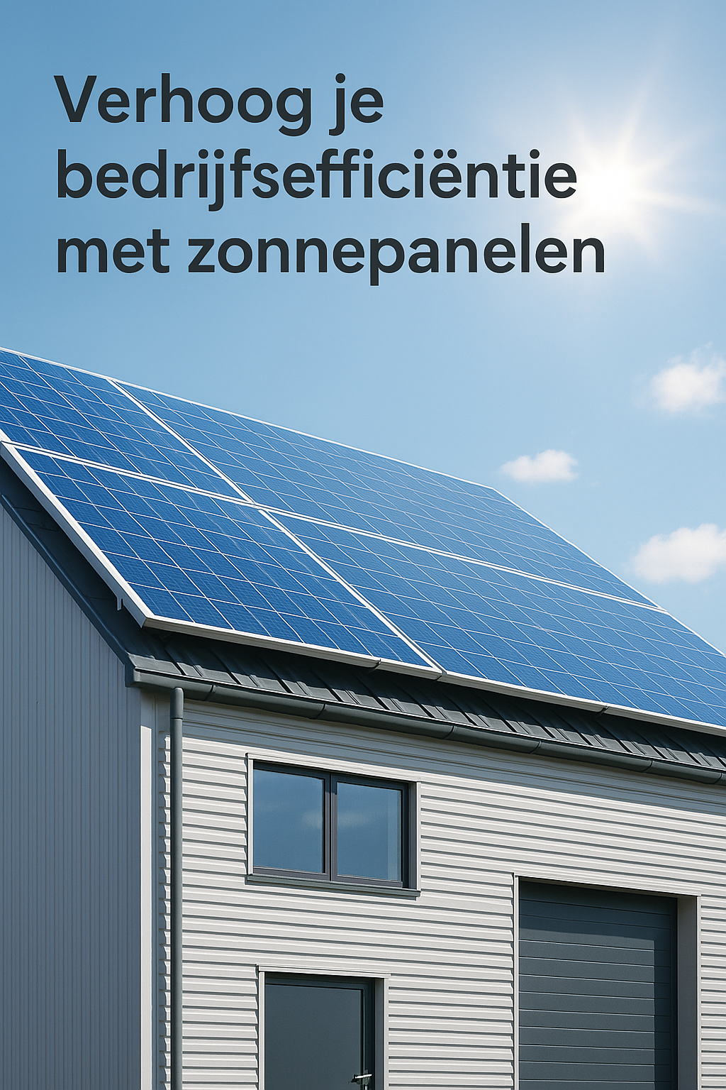 Verhoog je bedrijfsefficiëntie met zonnepanelen