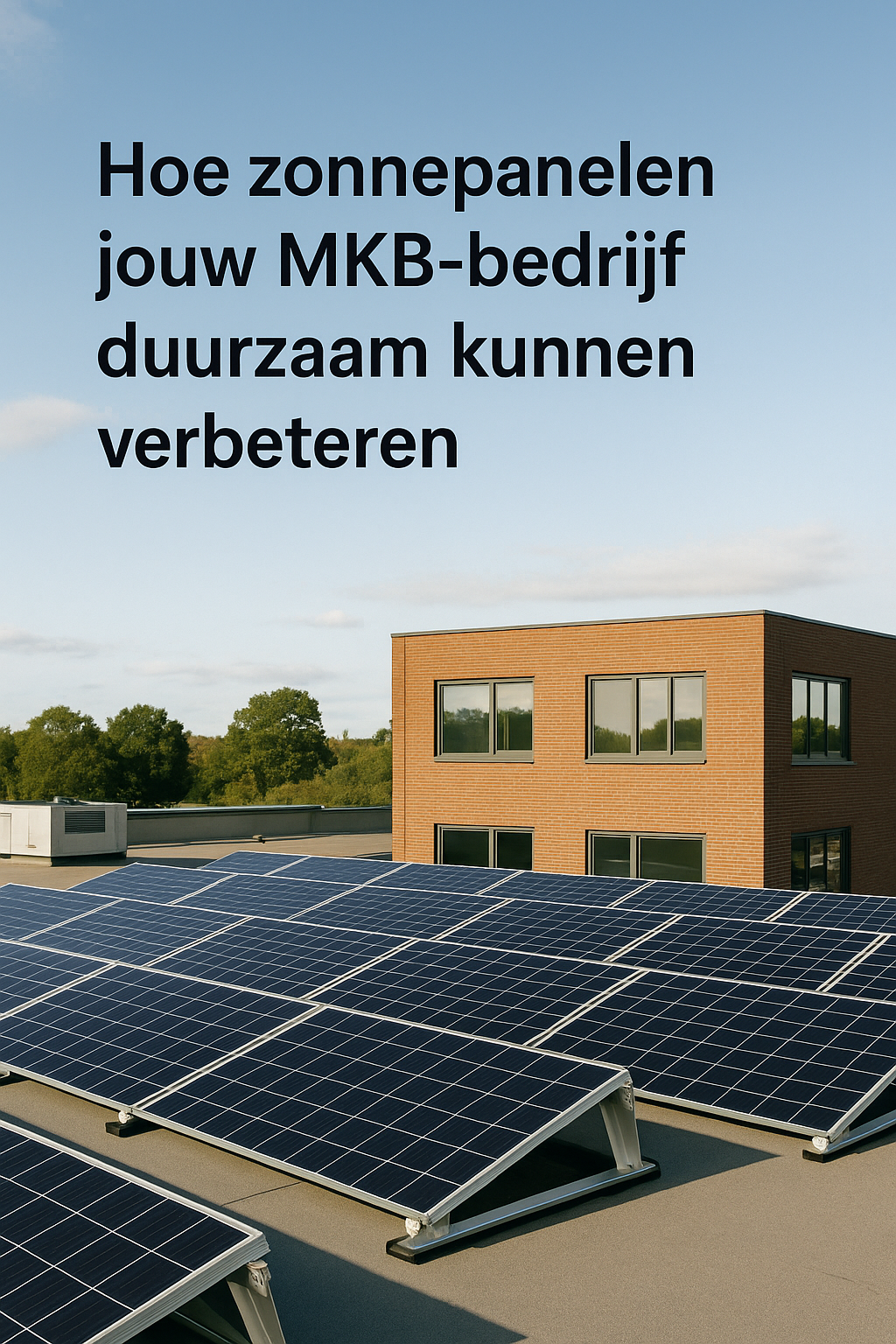 Hoe Zonnepanelen jouw MKB-bedrijf Duurzaam kunnen Verbeteren