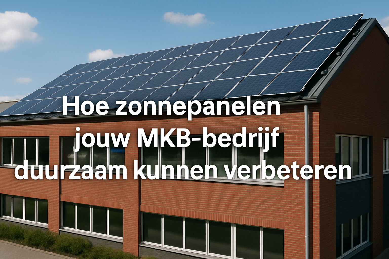 Hoe Zonnepanelen jouw MKB-bedrijf Duurzaam kunnen Verbeteren