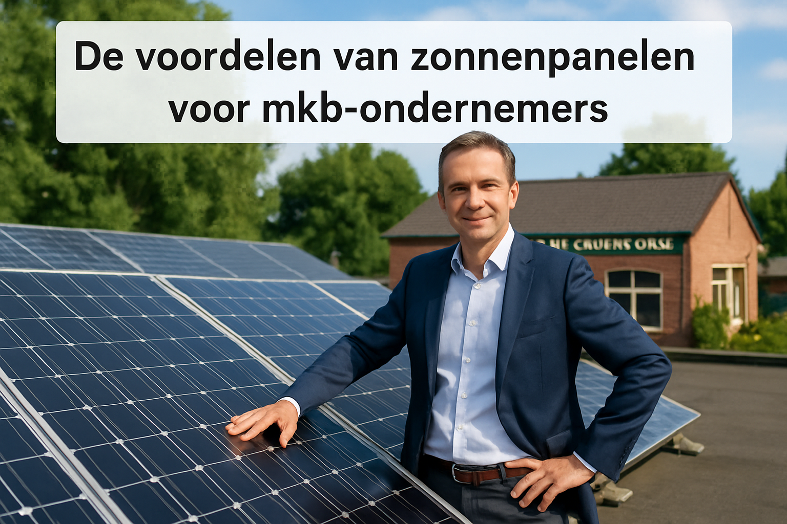 De voordelen van zonnepanelen voor mkb-ondernemers