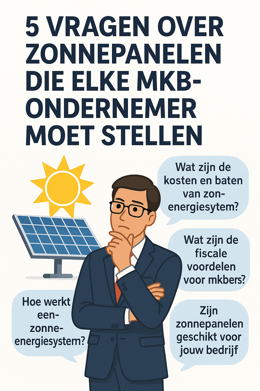 5 Vragen Over Zonnepanelen Die Elke MKB-Ondernemer Moet Stellen