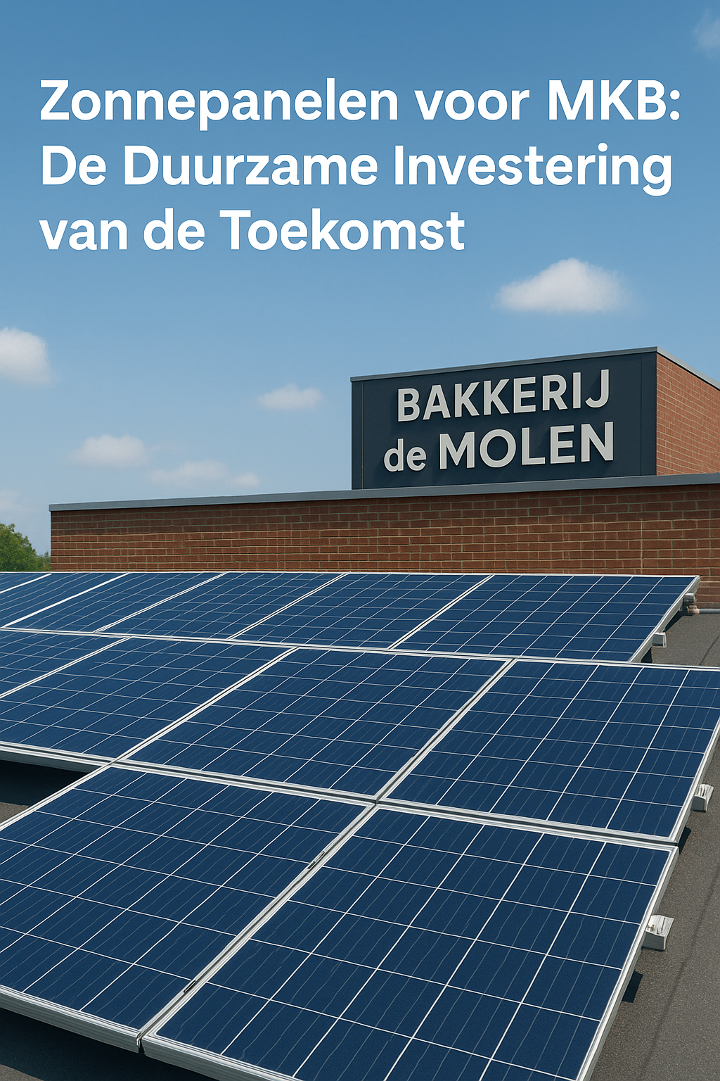 Zonnepanelen voor MKB: De Duurzame Investering van de Toekomst