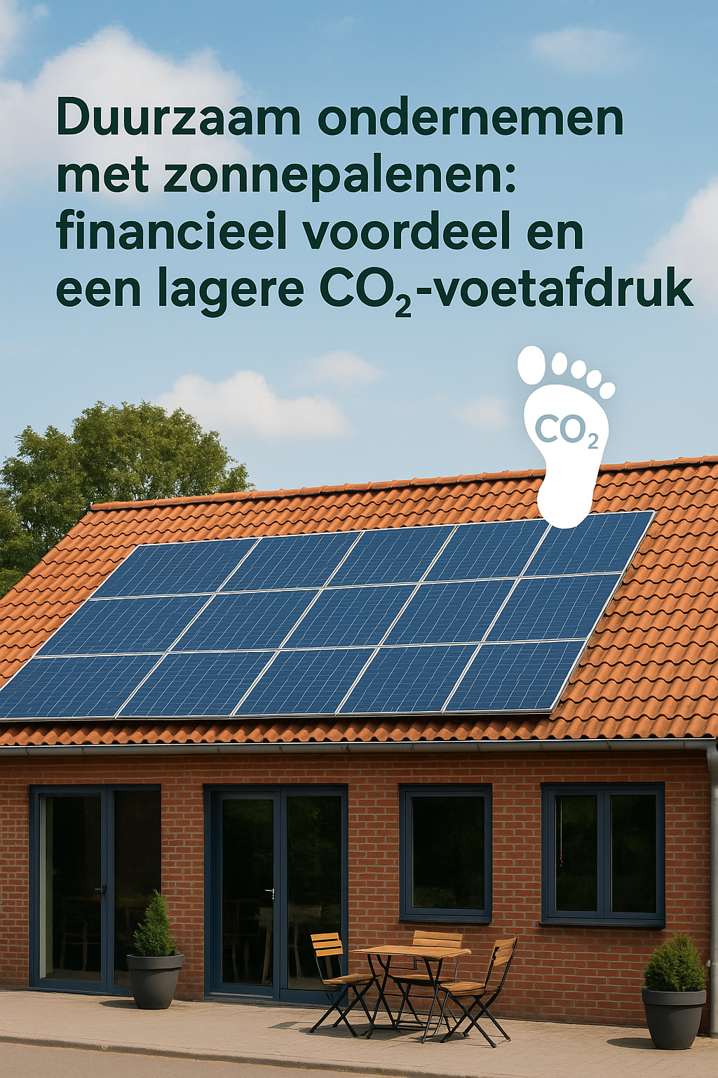 Duurzaam ondernemen met zonnepanelen: financieel voordeel en een lagere CO₂-voetafdruk